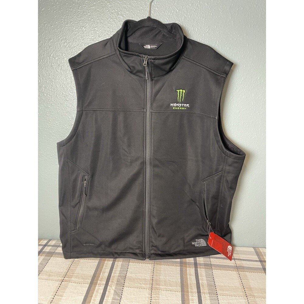 Monster Energy The North Face Windwall Vest Black Size 3XL NWT